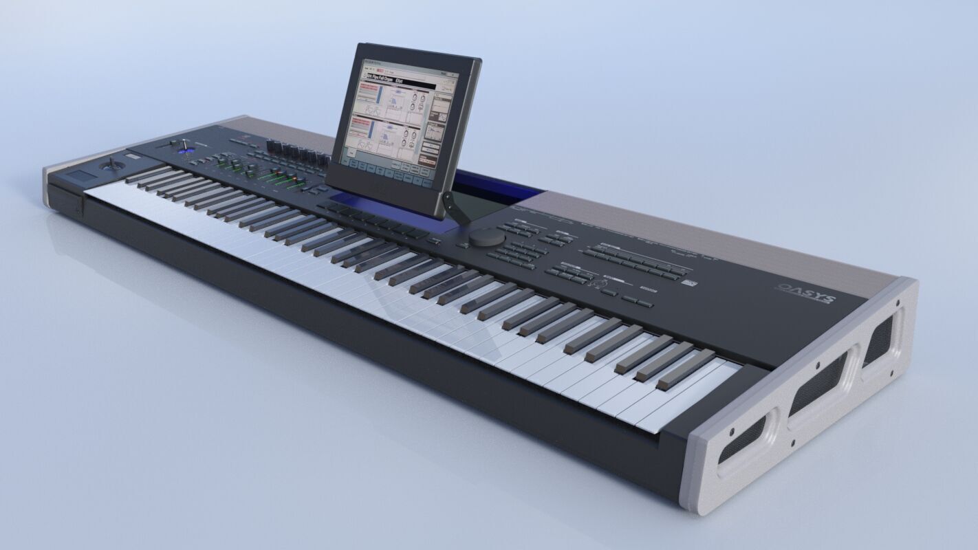KORG OASYS Synthesizer for DAZ Studio 3D model_2