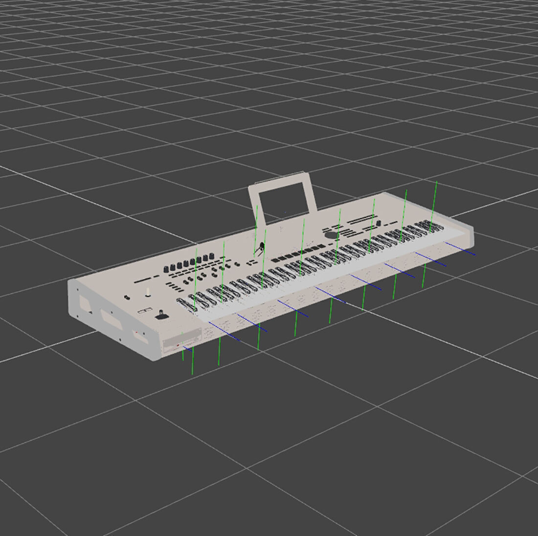 KORG OASYS Synthesizer for DAZ Studio 3D model_5