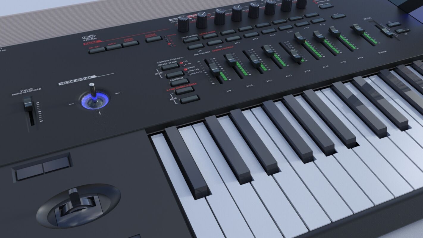 KORG OASYS Synthesizer for DAZ Studio 3D model_3