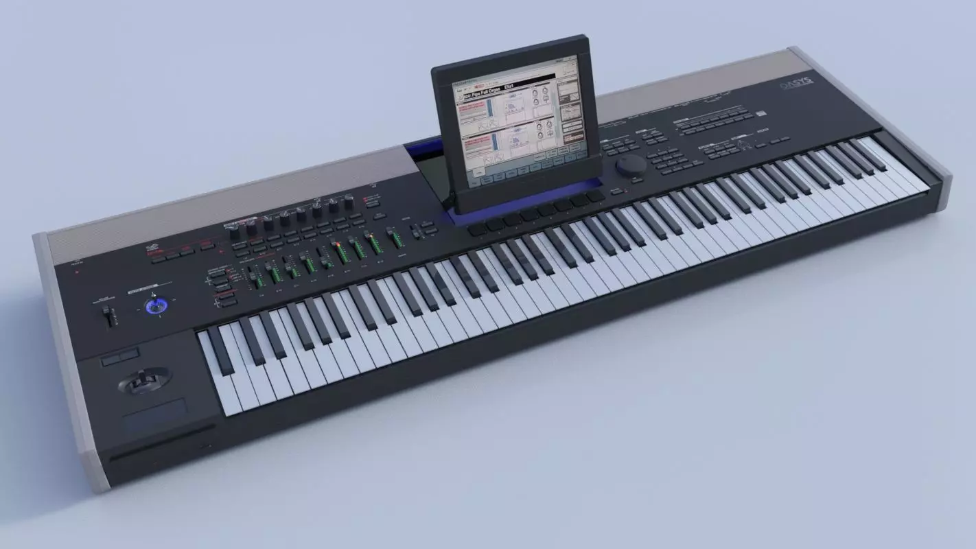 KORG OASYS Synthesizer for DAZ Studio 3D model_0