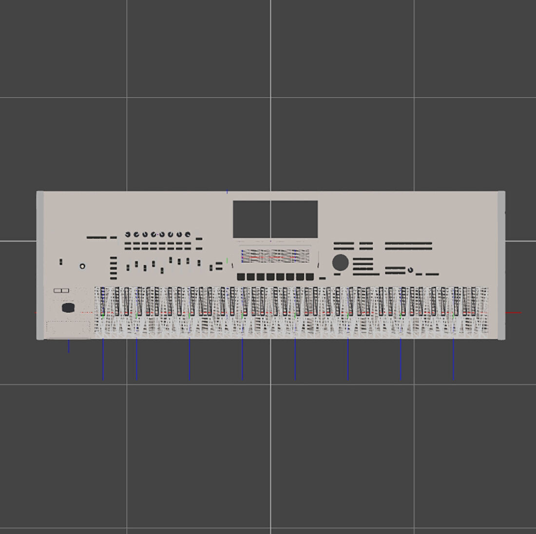 KORG OASYS Synthesizer for DAZ Studio 3D model_6