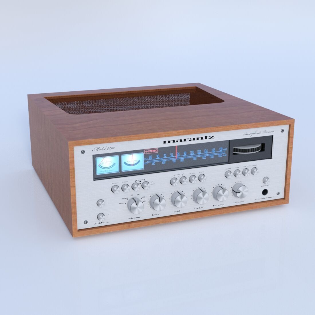Marantz Receiver model 2270 for Daz Studio 3D model_1
