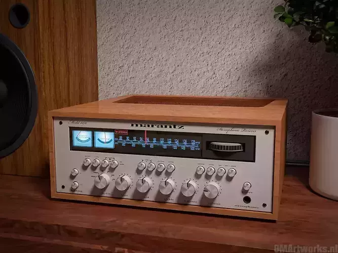 Marantz Receiver model 2270 for Daz Studio 3D model