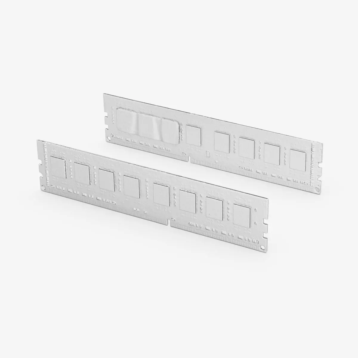 RAM DDR 3 memory 3dscan Free 3D model