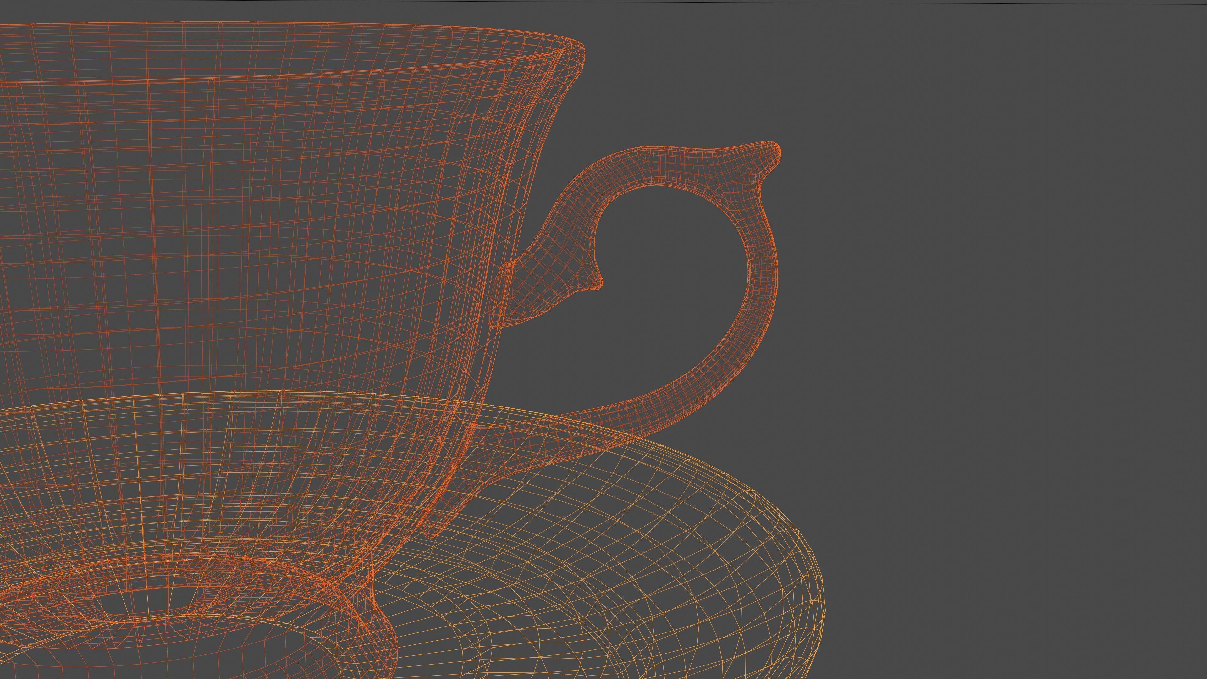 Teacup 3D Model 3D model_12