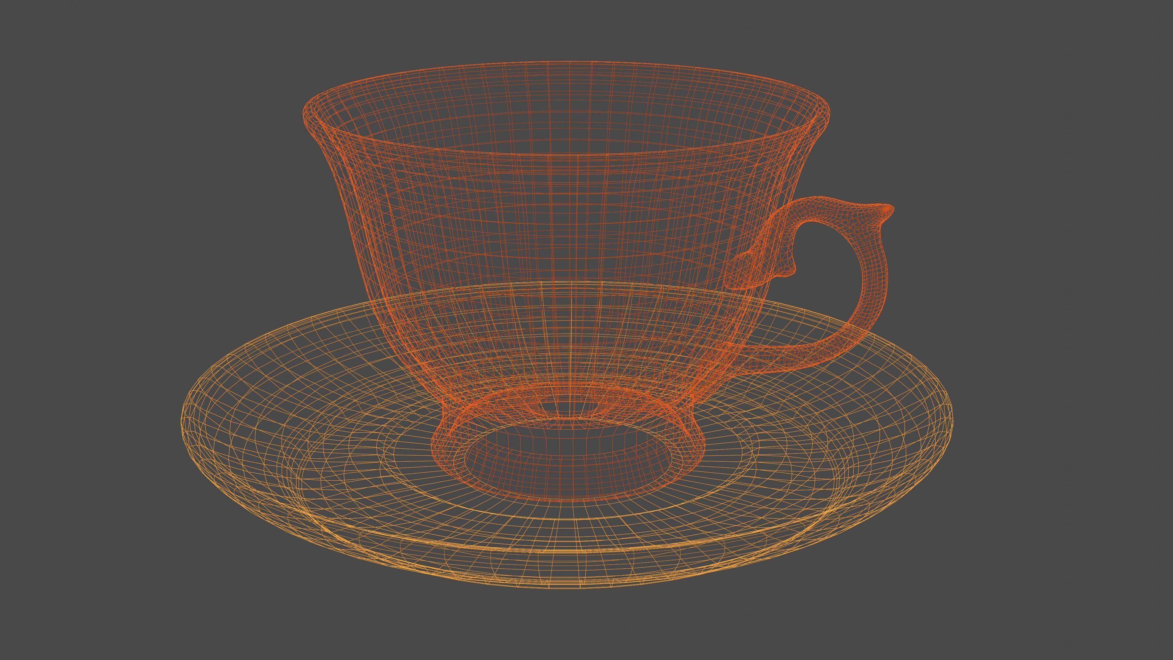 Teacup 3D Model 3D model_10