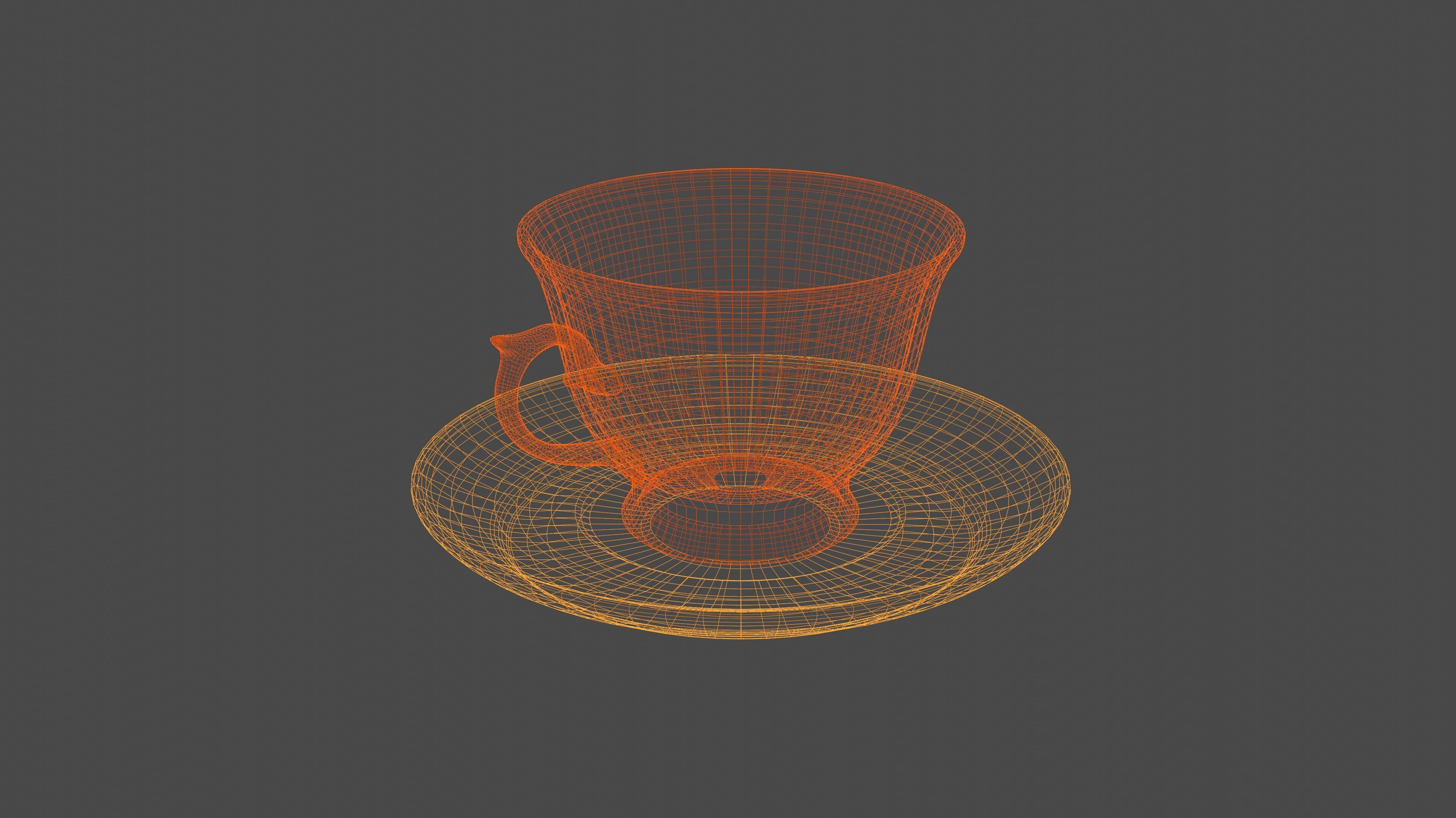 Teacup 3D Model 3D model_13