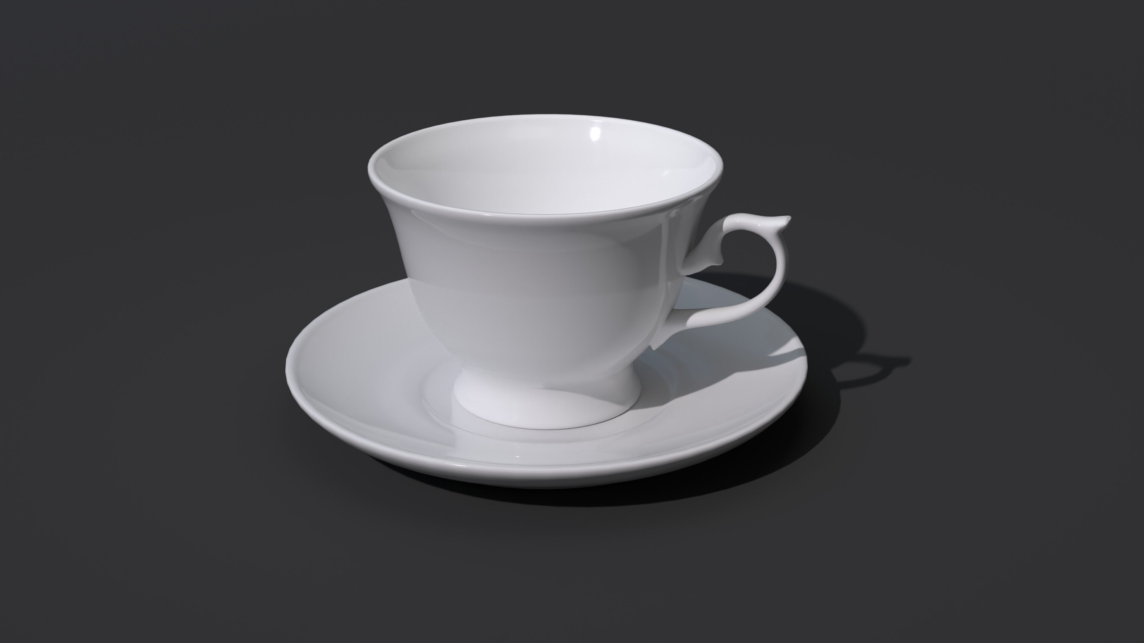 Teacup 3D Model 3D model_1