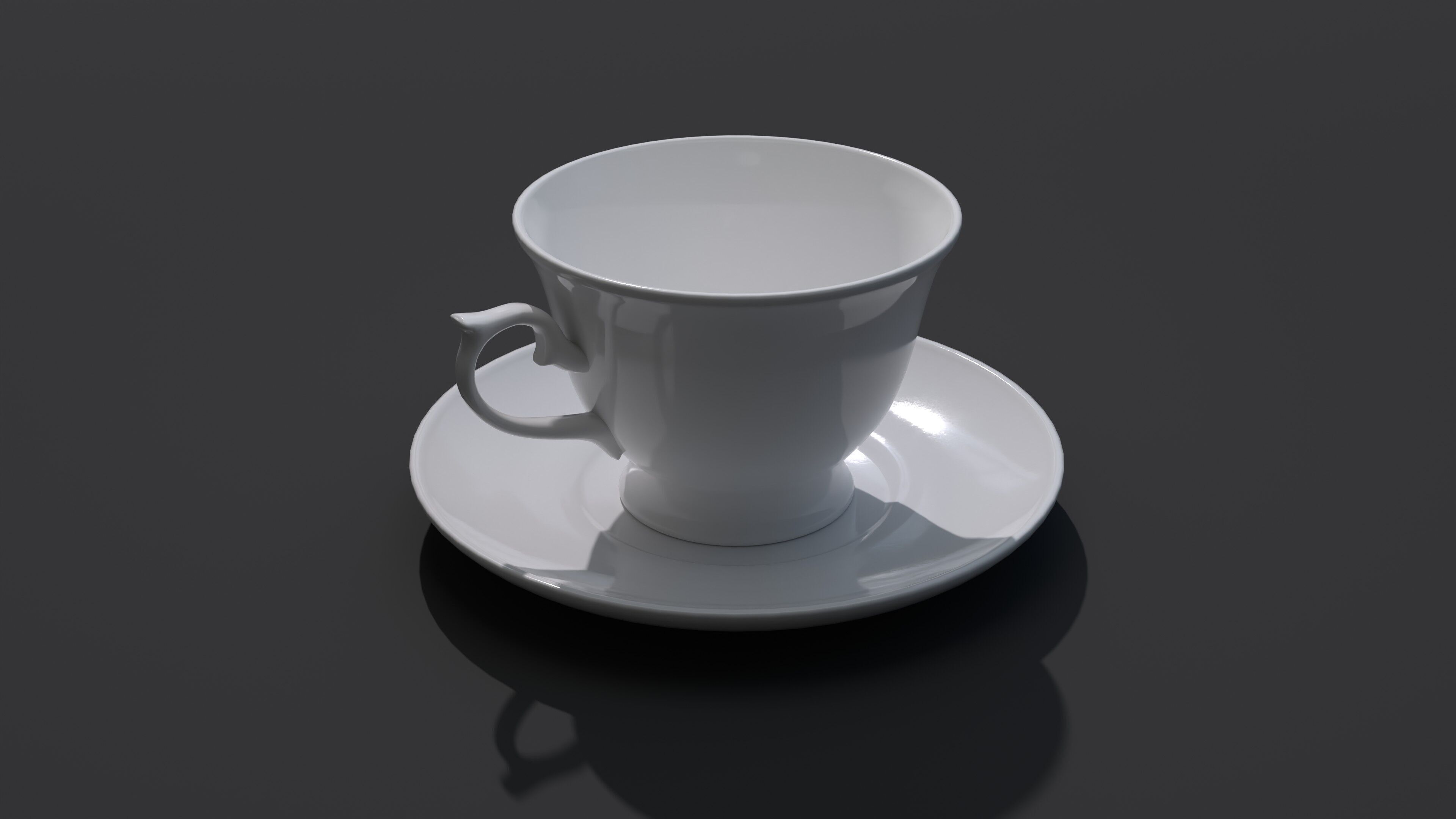 Teacup 3D Model 3D model_2