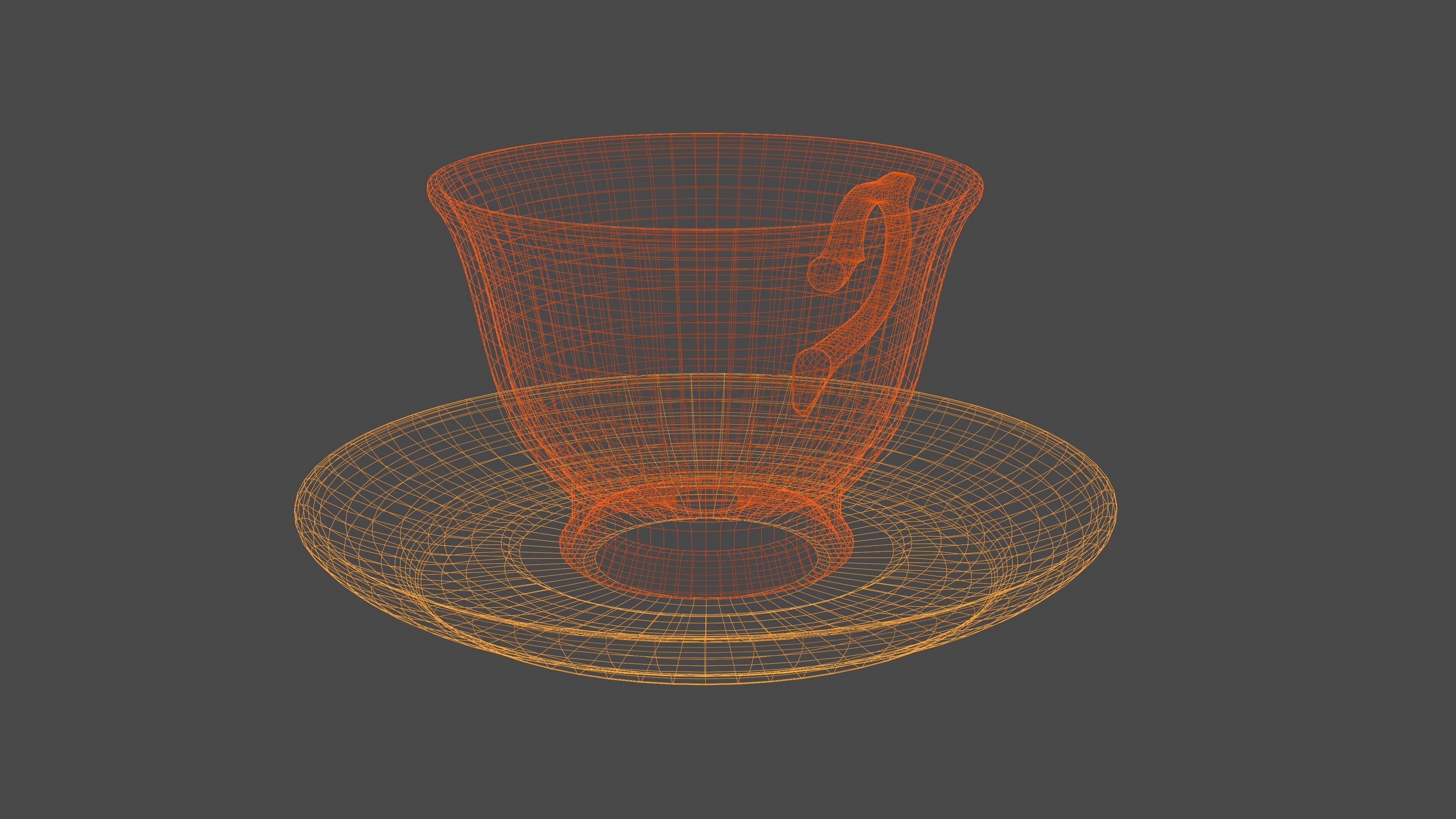 Teacup 3D Model 3D model_7