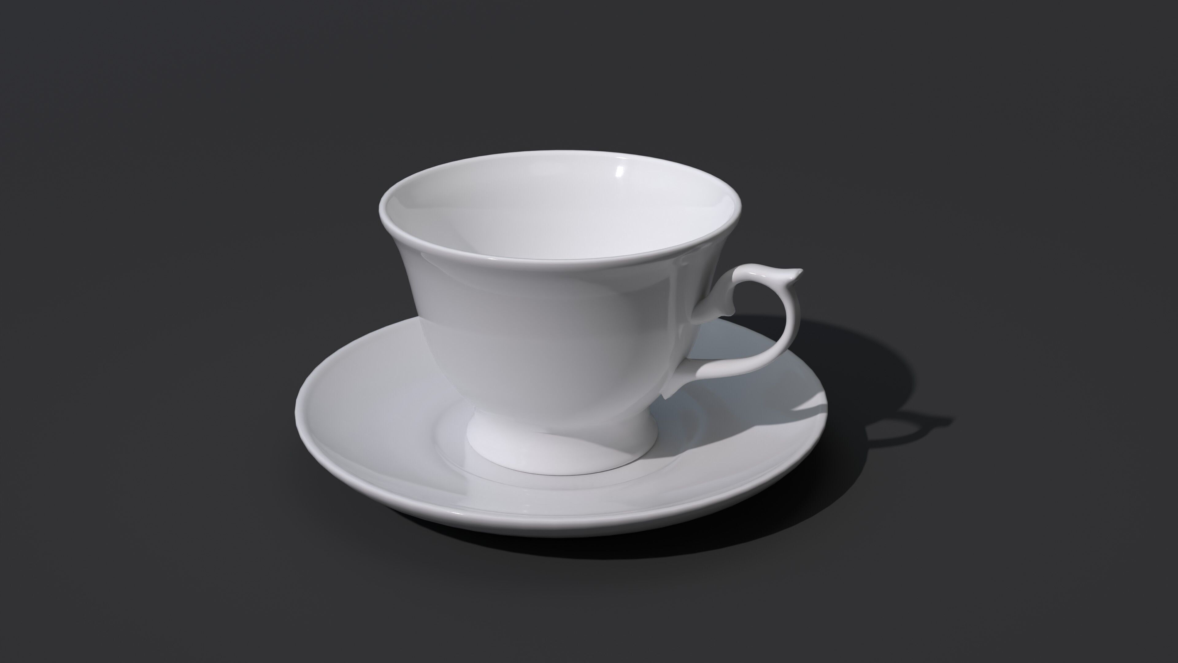 Teacup 3D Model 3D model_8