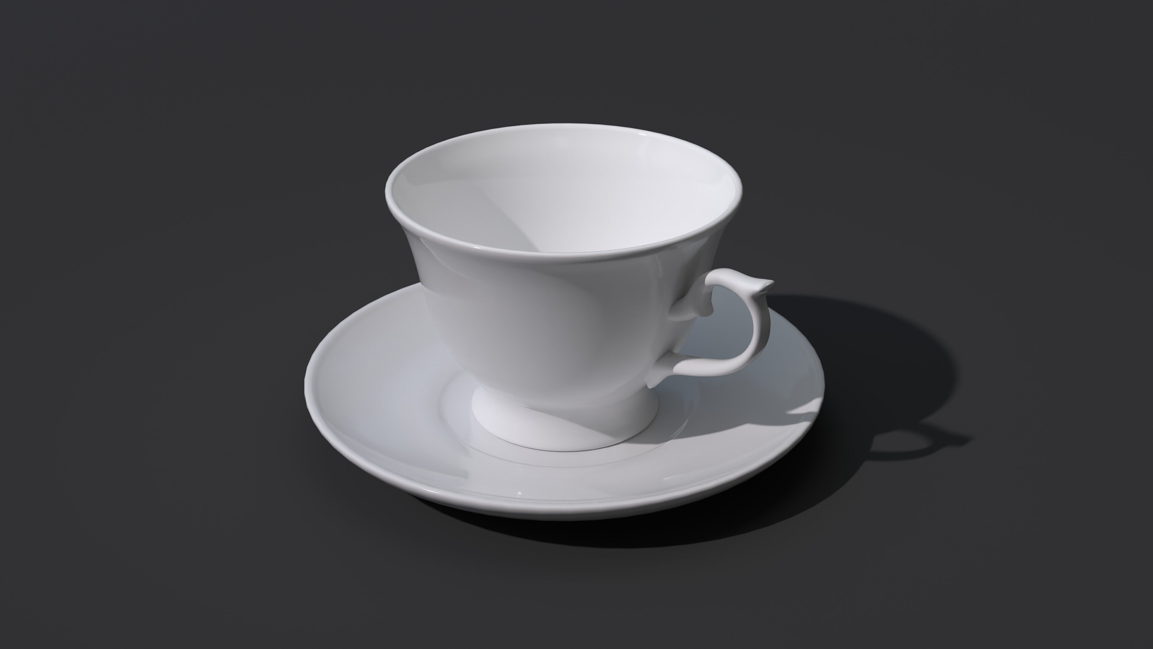 Teacup 3D Model 3D model_3