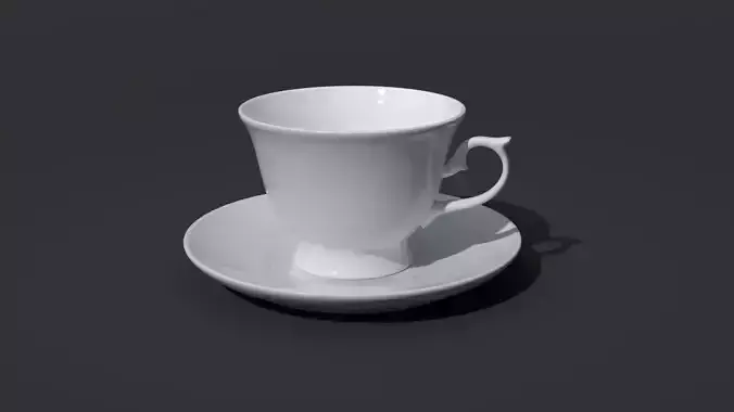 Teacup 3D Model 3D model