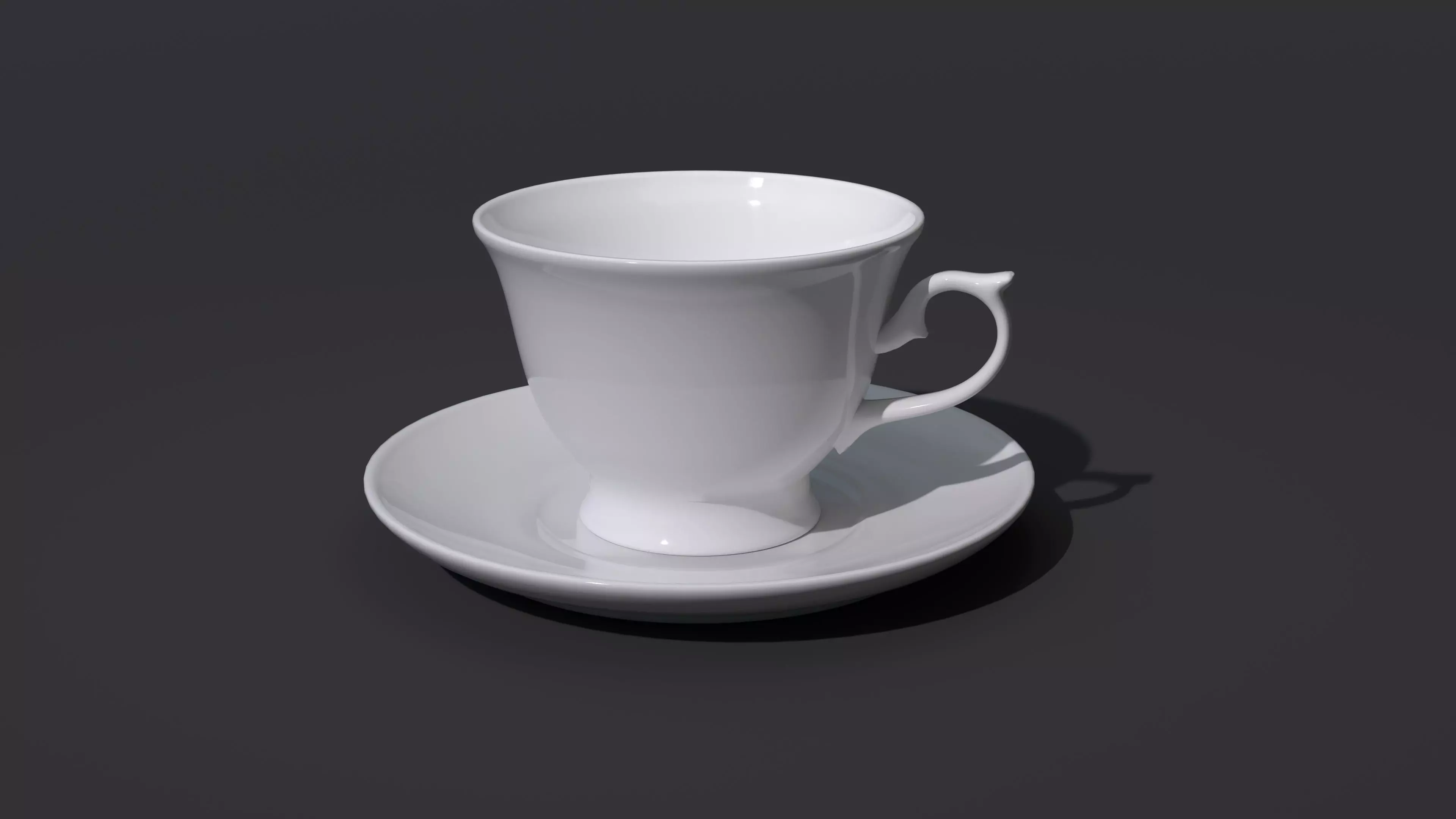 Teacup 3D Model 3D model_0