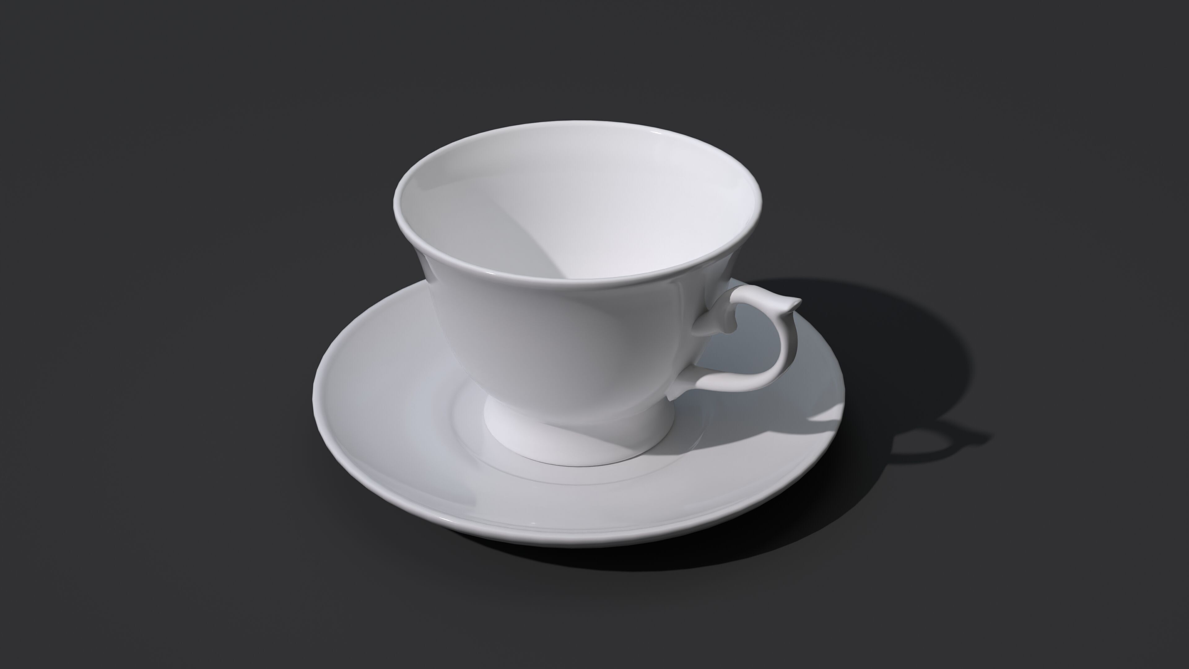 Teacup 3D Model 3D model_11