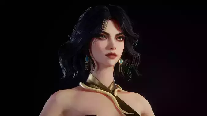 GOLDEN GIRL 3D MODEL