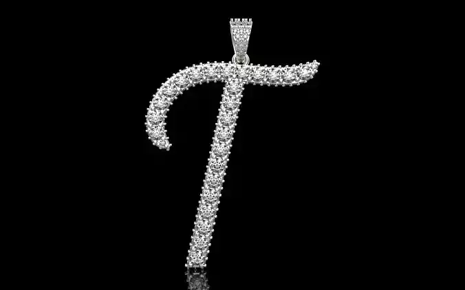 Initial pendant T model 728 3D print model