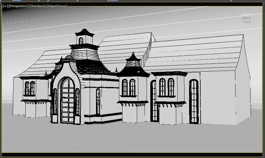 Wedding Stage 3D model_13