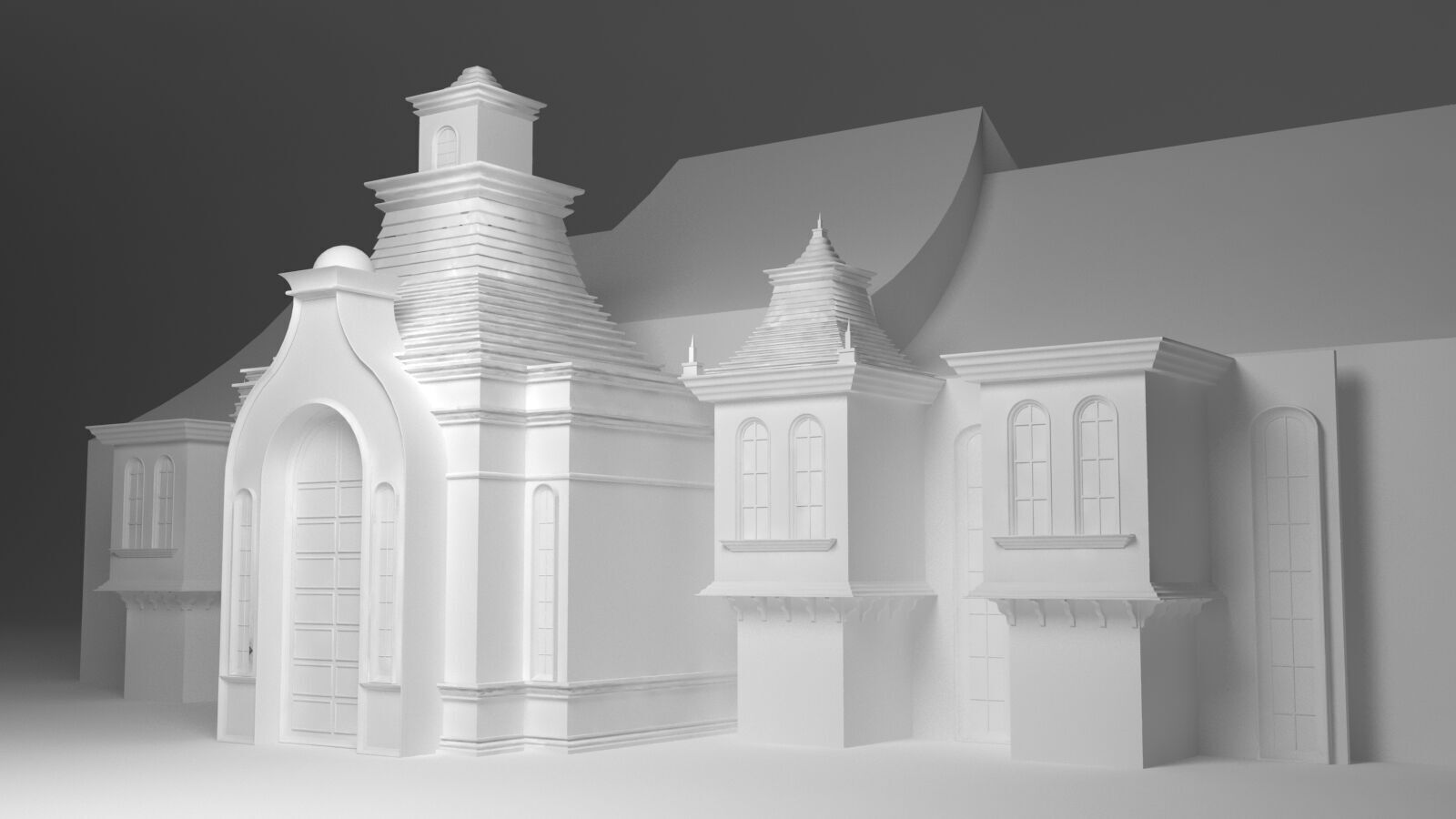 Wedding Stage 3D model_6