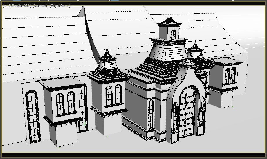 Wedding Stage 3D model_9