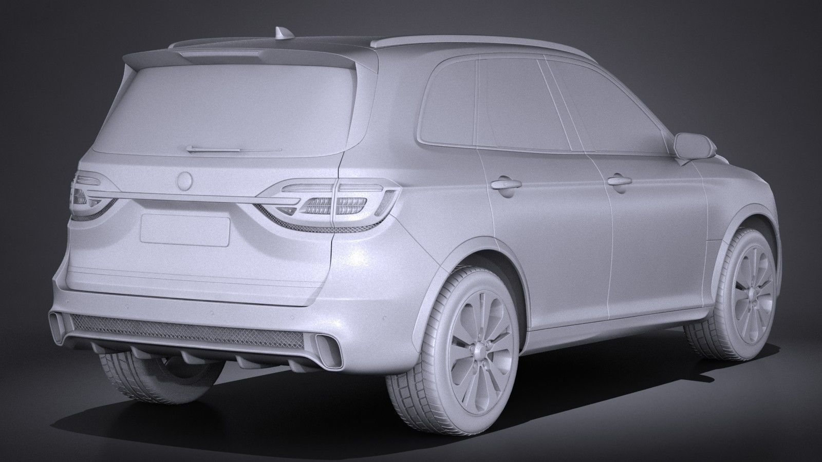 Generic SUV v2 2016 3D model_11