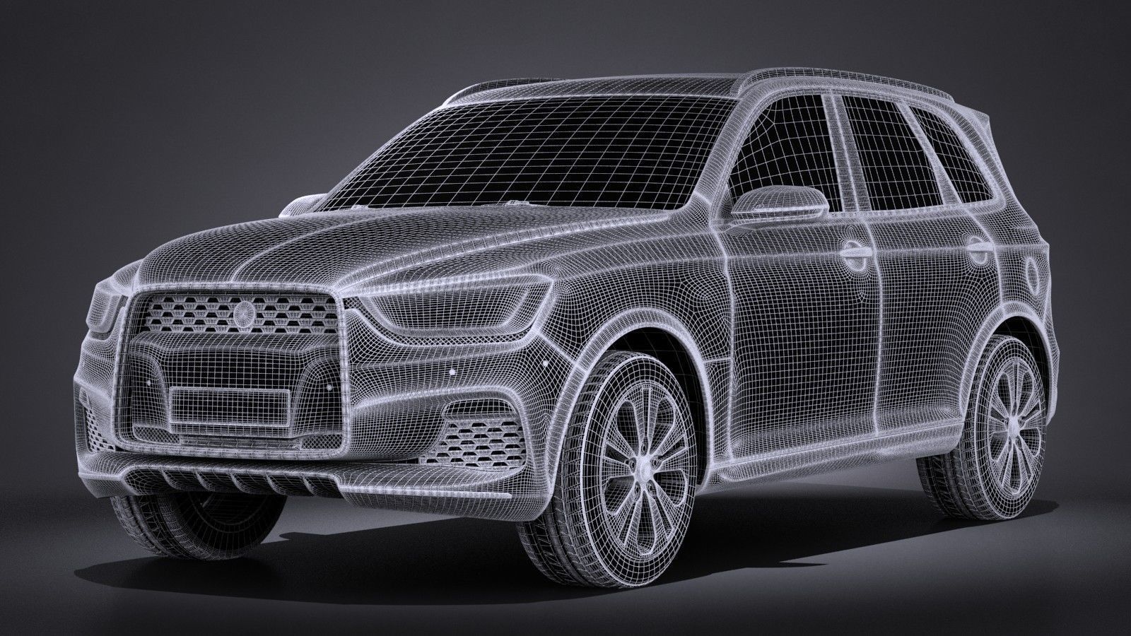 Generic SUV v2 2016 3D model_12