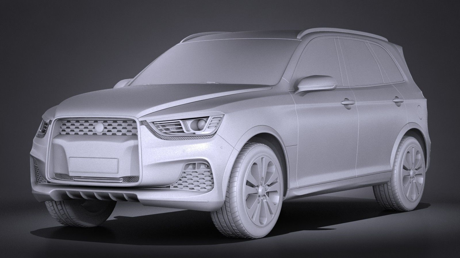 Generic SUV v2 2016 3D model_8