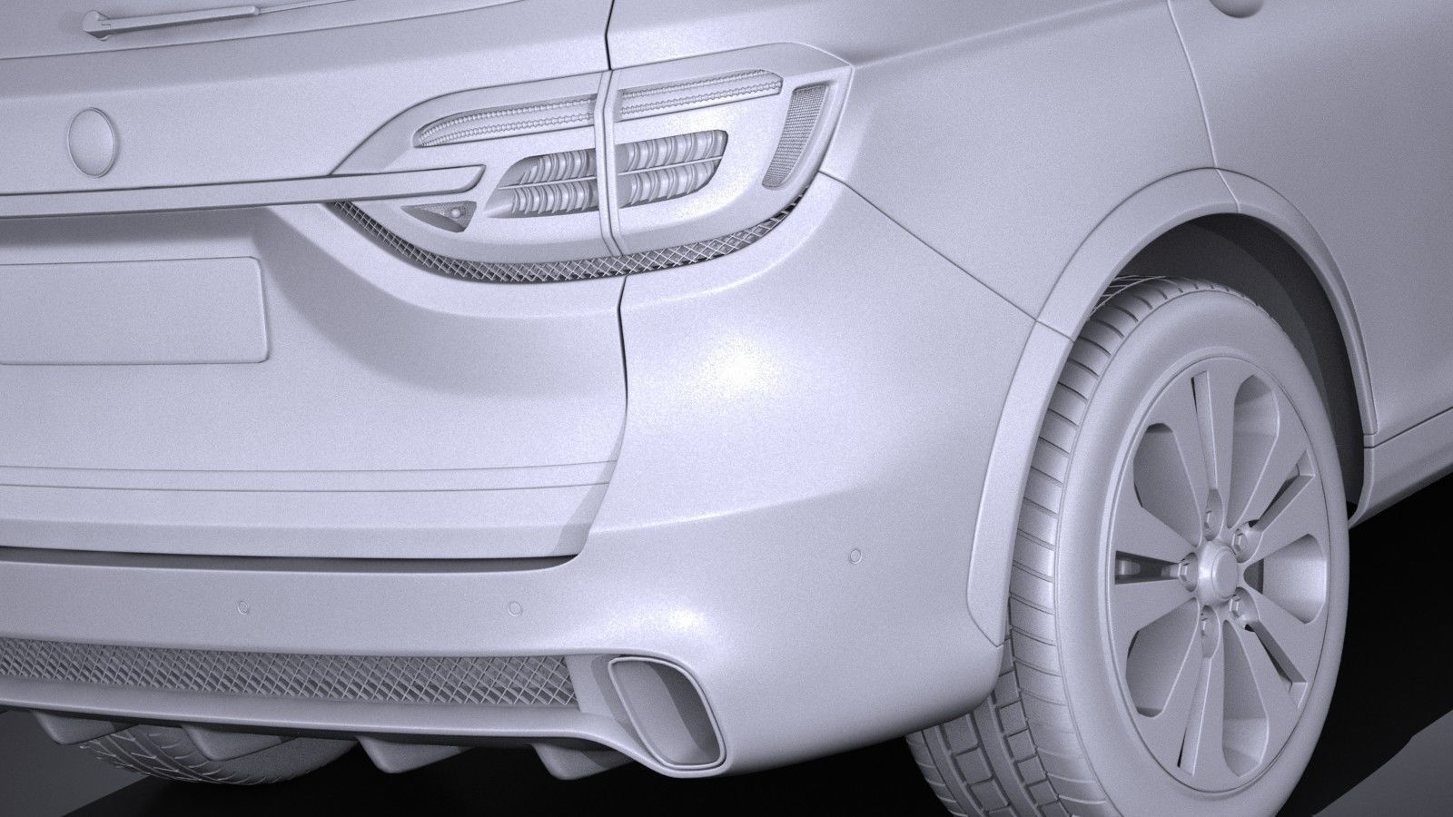 Generic SUV v2 2016 3D model_10