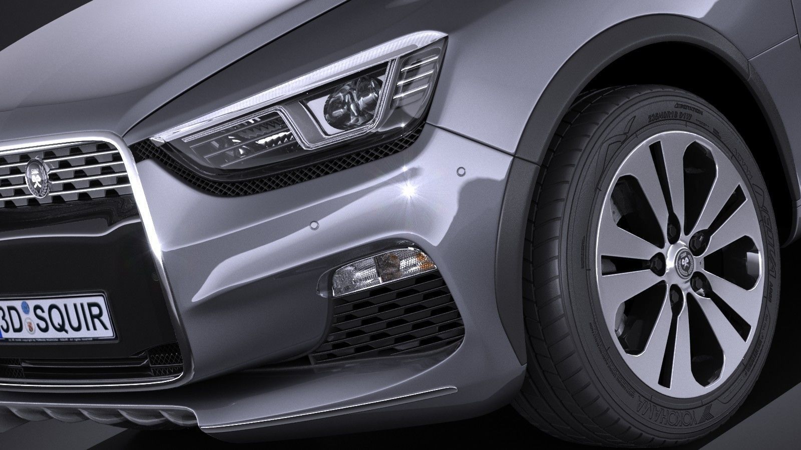 Generic SUV v2 2016 3D model_2