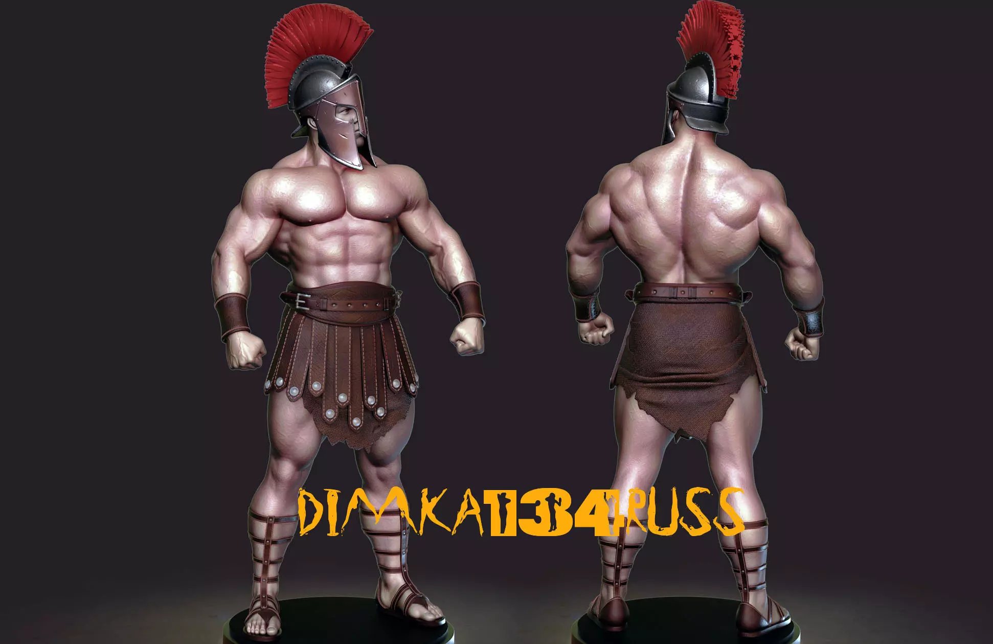 gladiator 3D print model_0
