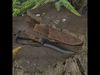 Hunting Knife and Sheath Low-poly 3D model_1