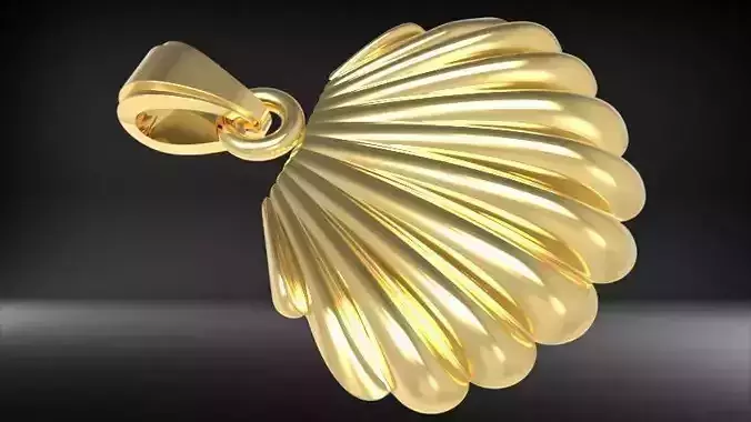 Seashell Pendant Necklace Jewelry