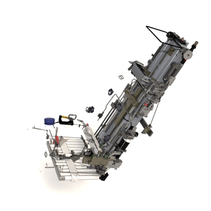 Martin baker Mk10 Ejection Seat 3D model_9