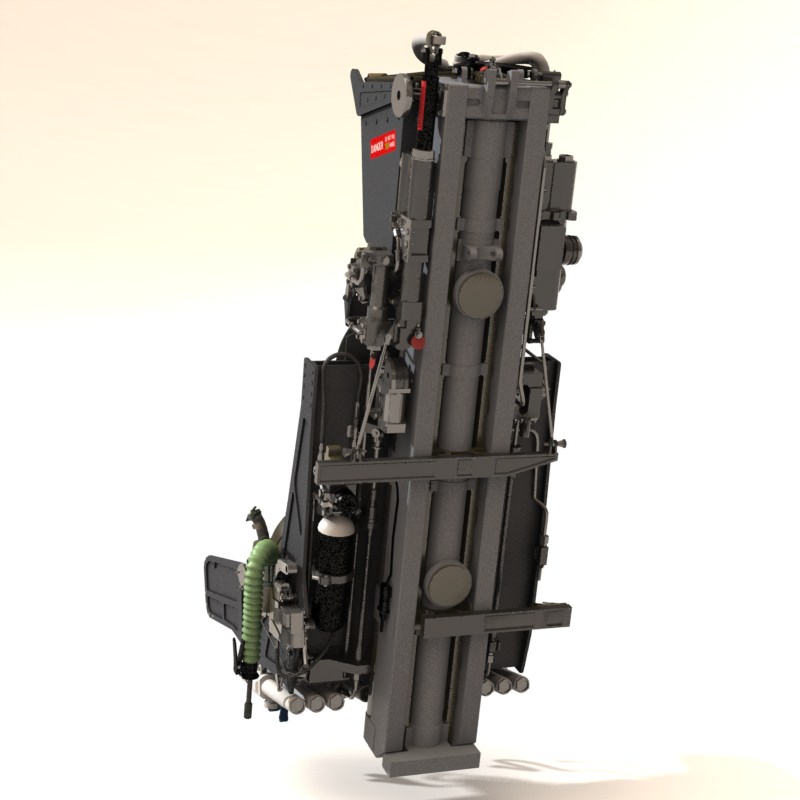 Martin baker Mk10 Ejection Seat 3D model_3