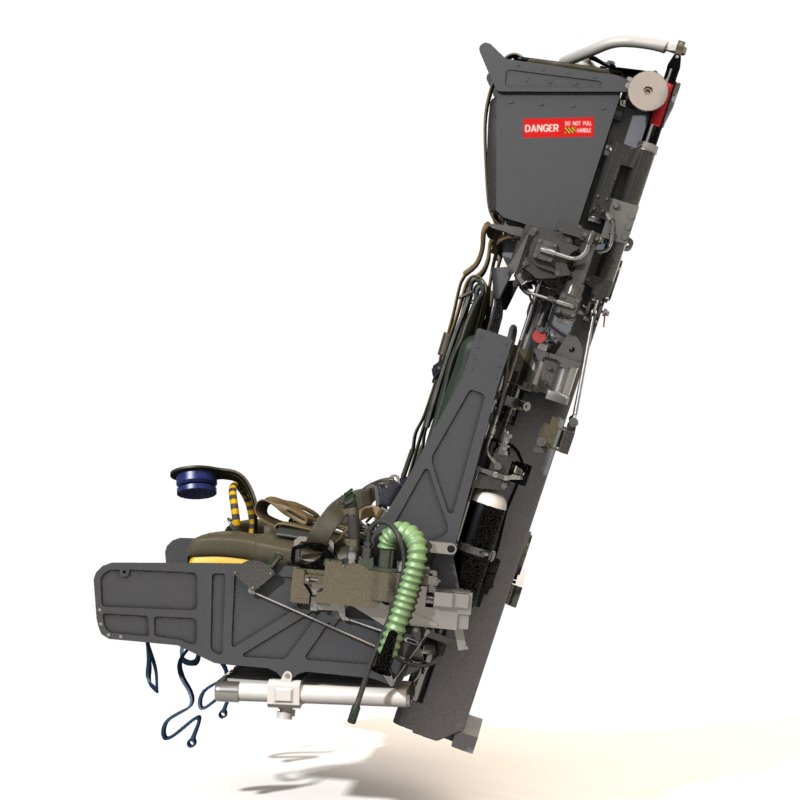 Martin baker Mk10 Ejection Seat 3D model_4