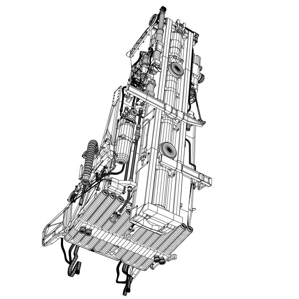 Martin baker Mk10 Ejection Seat 3D model_10