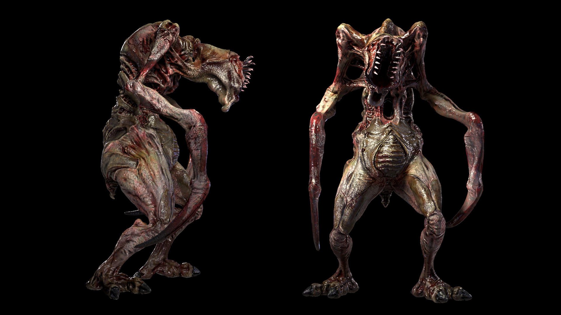 Roach Monster Low-poly 3D model_9