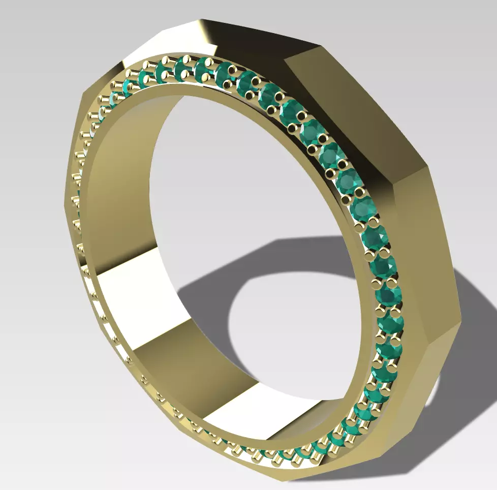 RING NUT 3D print model_0