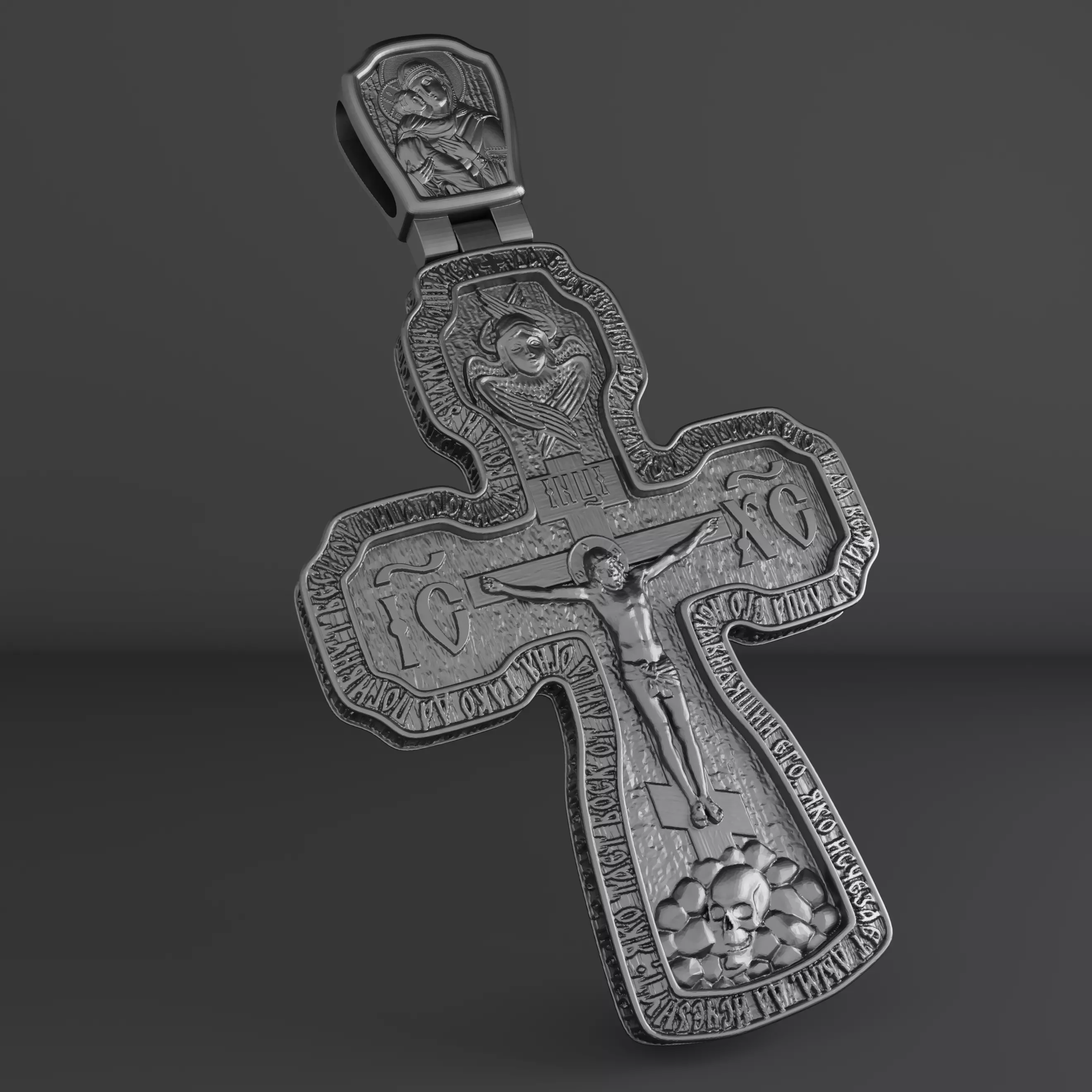 Cross orthodox christianity saints 3D print model 3D print model_0