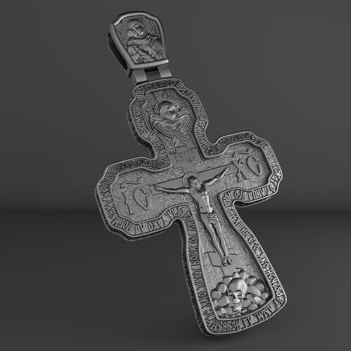 Cross orthodox christianity saints 3D print model 3D print model