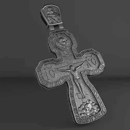 Cross orthodox christianity saints 3D print model