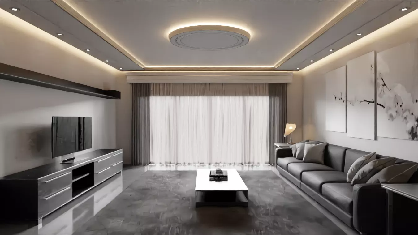Modern room design 3D model