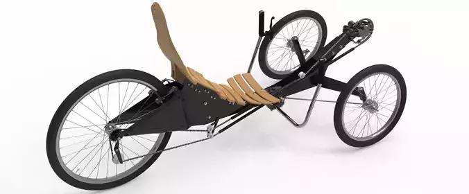 Competition tricycle 3D model