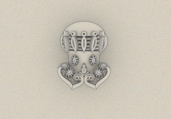 FAMILY CREST HELMETS 3DM FILE 3D print model_1