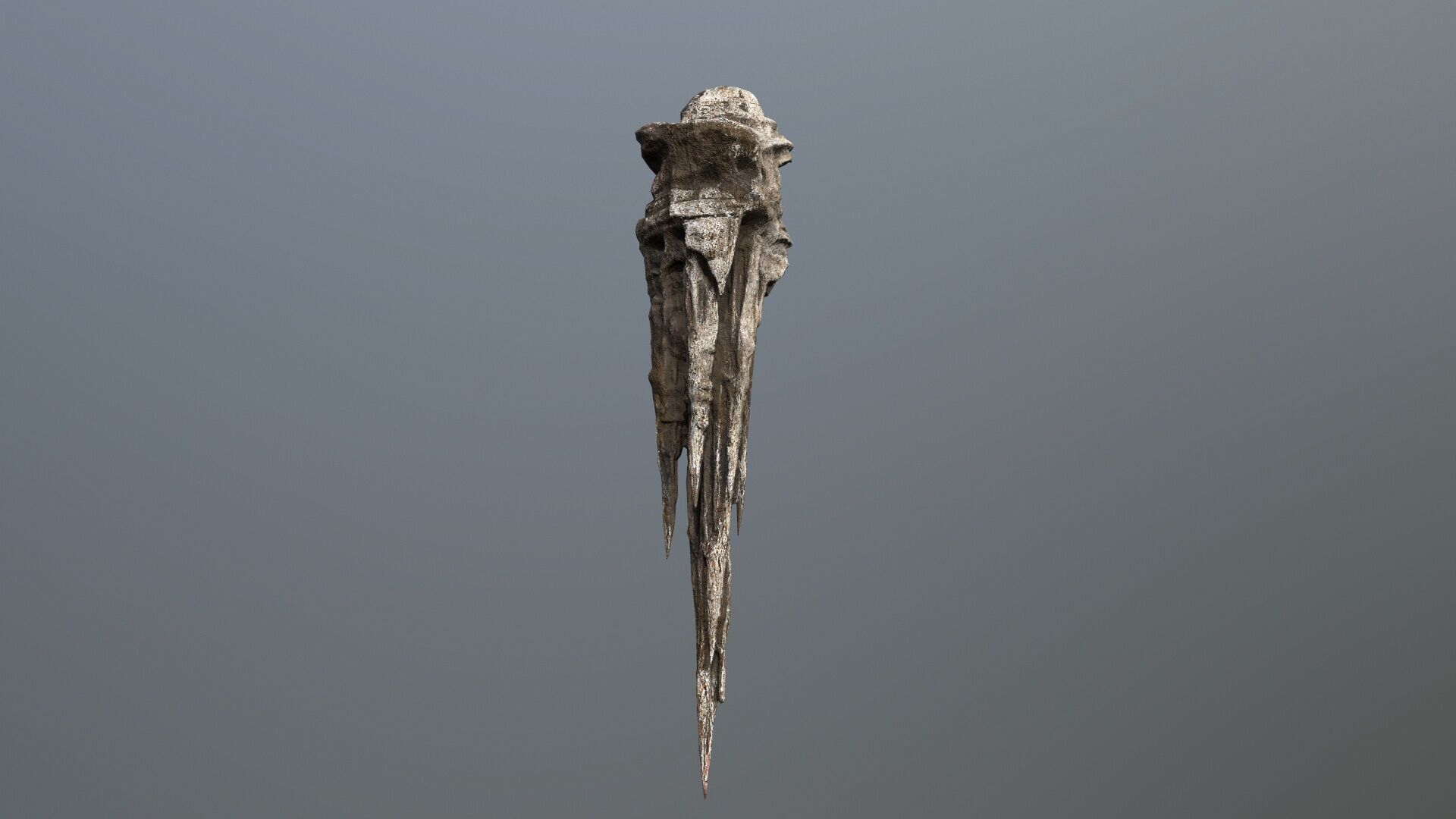 cave rocks Low-poly 3D model_19