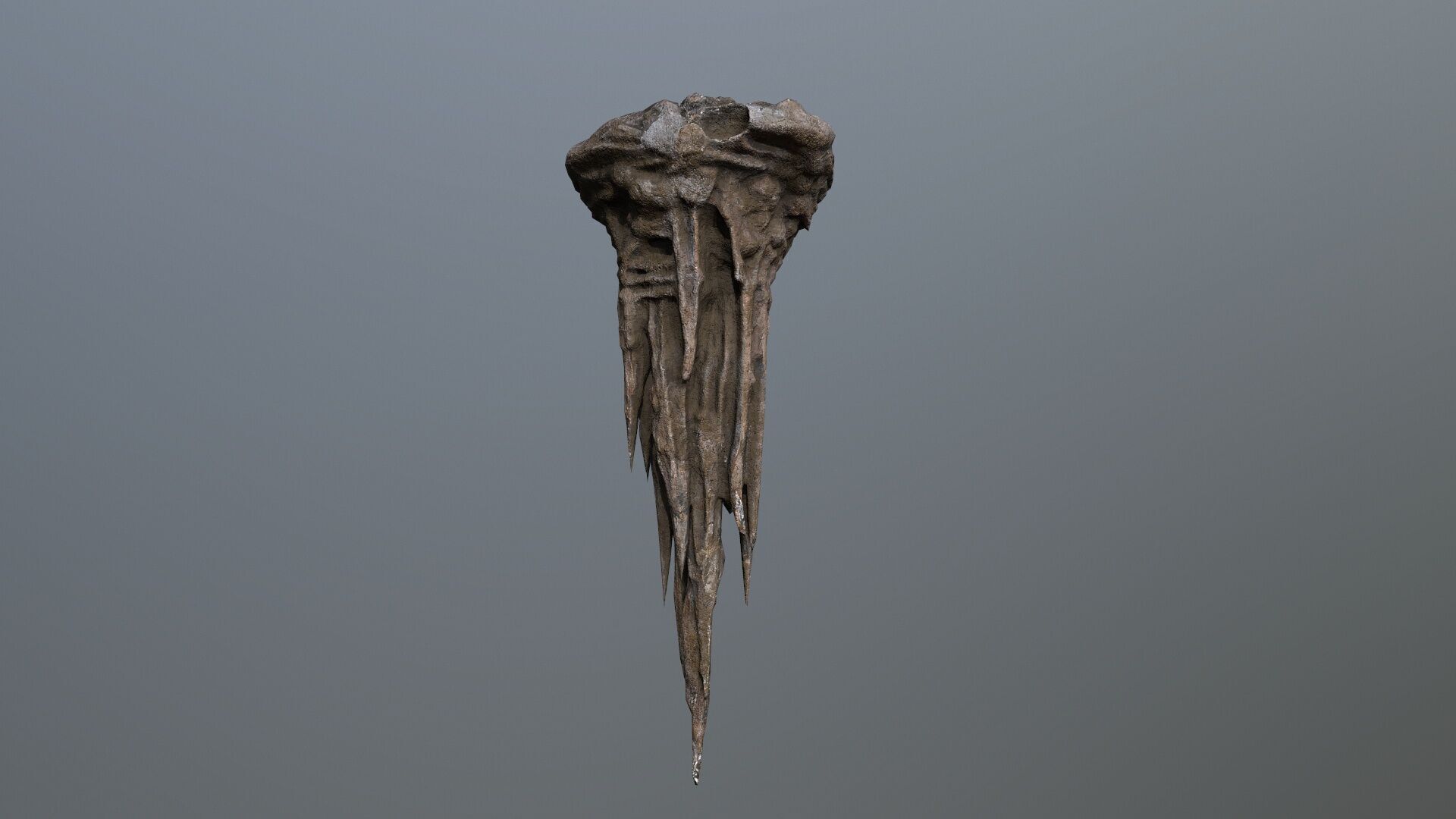 cave rocks Low-poly 3D model_16