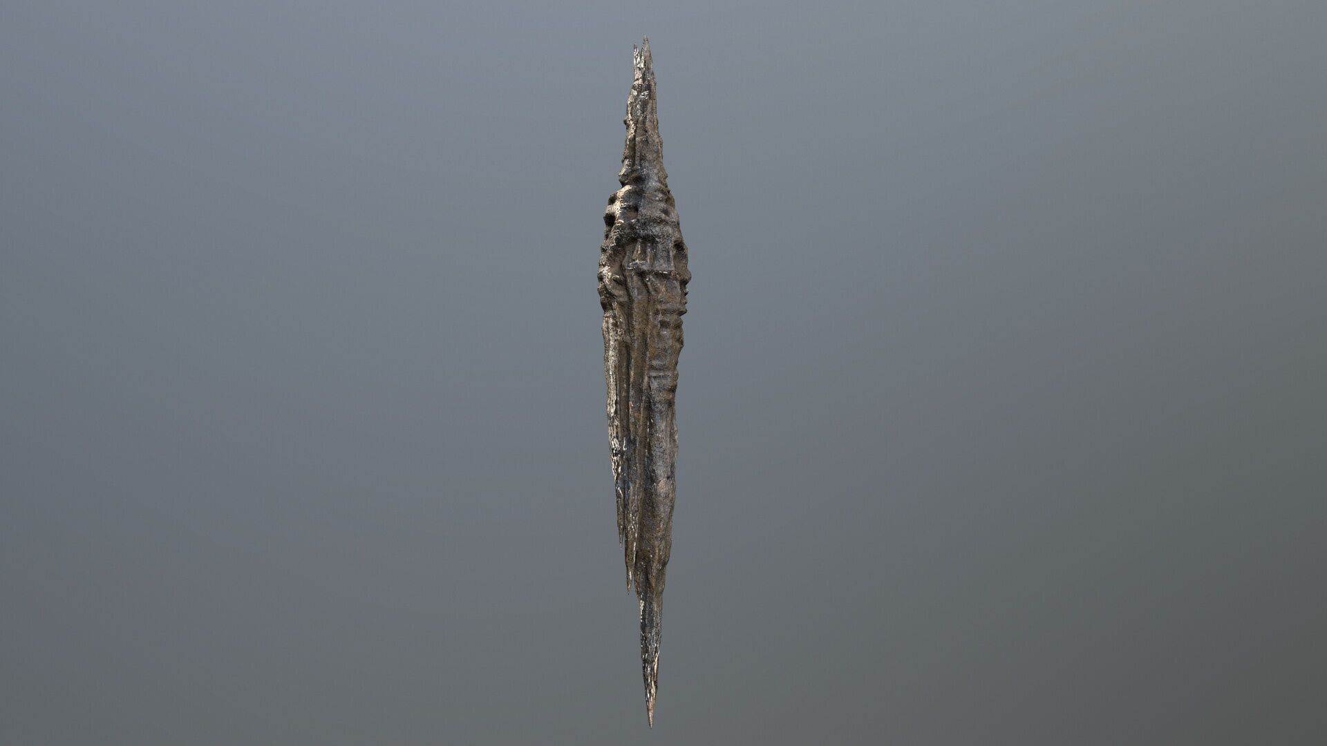 cave rocks Low-poly 3D model_17