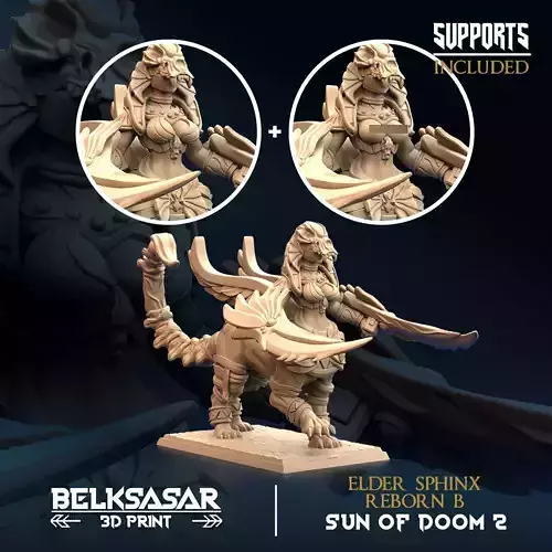 Elder Sphinx Reborn A Nude and Normal