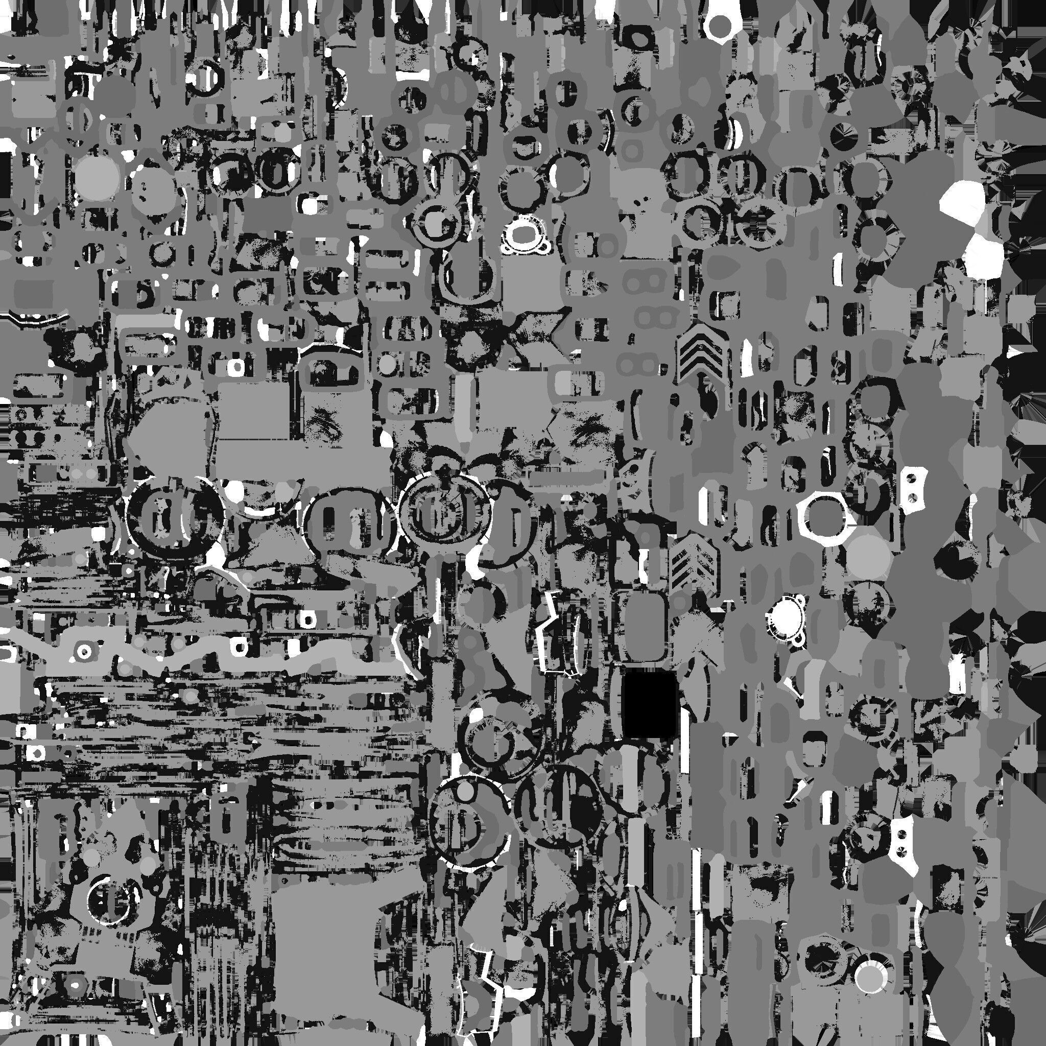 Futuristic War Mech robot Fully Rigged Low-poly 3D model_22