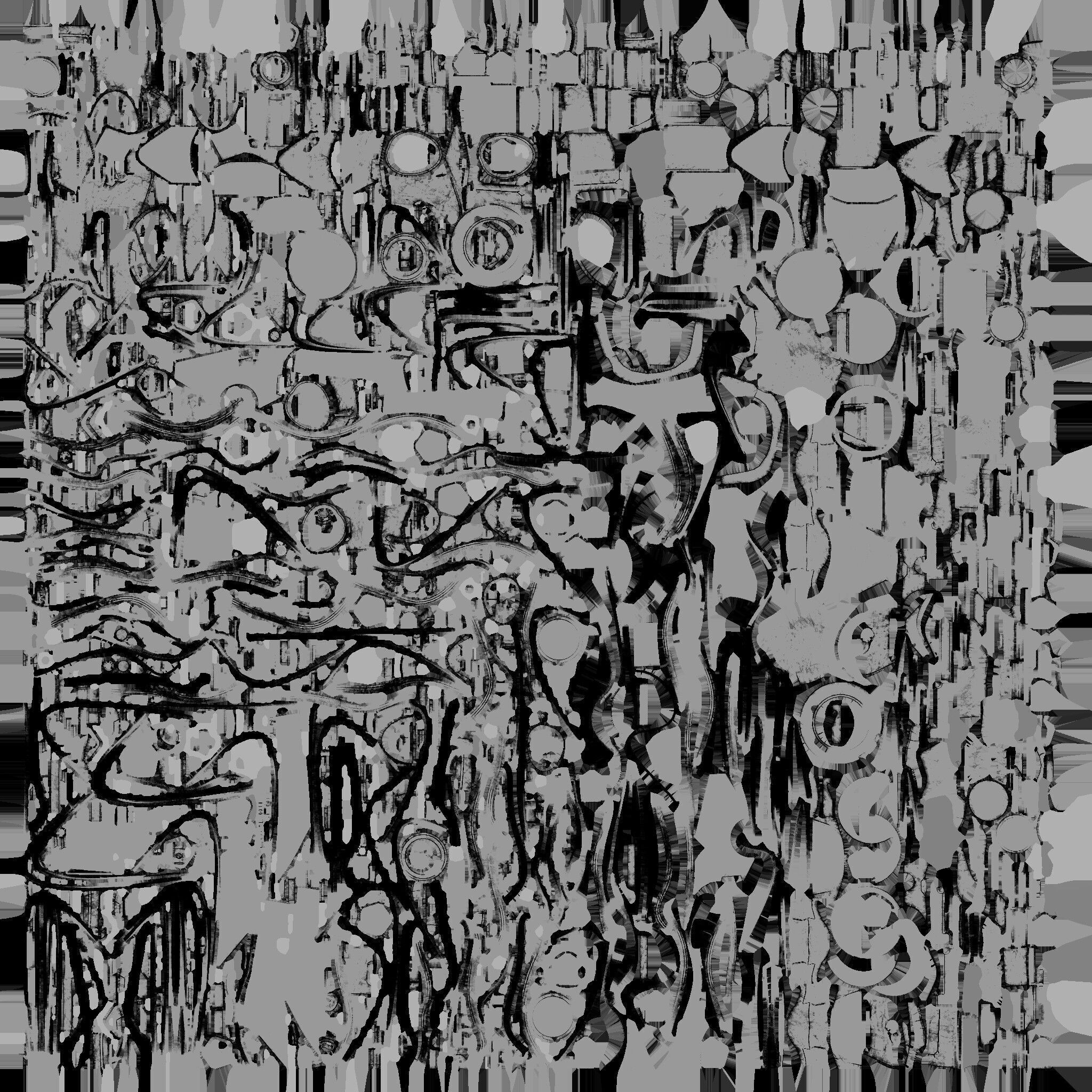 Futuristic War Mech robot Fully Rigged Low-poly 3D model_18